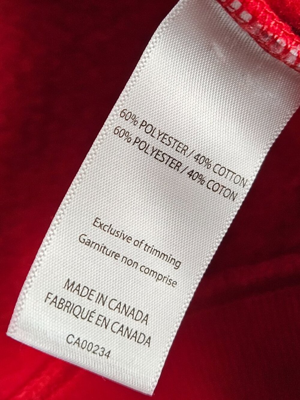 Hudson's Bay Canada Olympic Team Zip-up Hoodie Sweatshirt Spellout Logo Size S - Picture 4 of 10